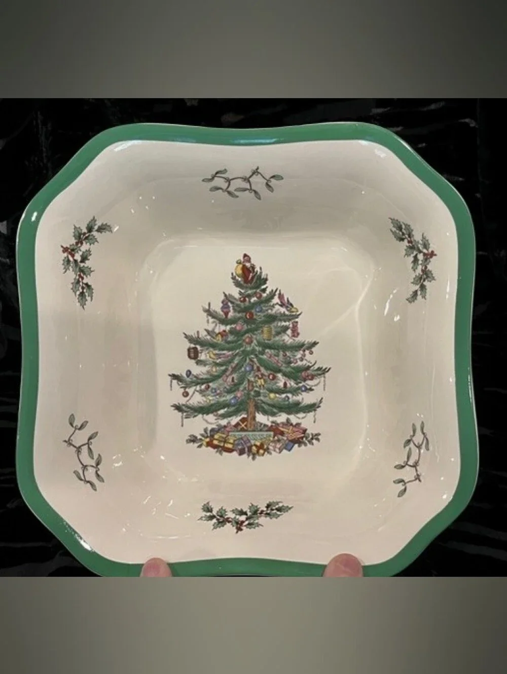 Vintage Spode Christmas Tree 9.5